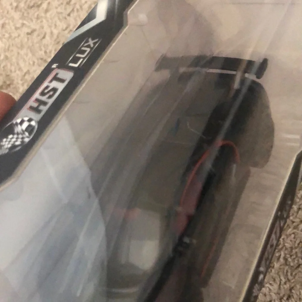 HST Lux Black and Red Diecast Car Model